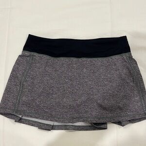 Lululemon Pace Rival Skirt Grey Size 6